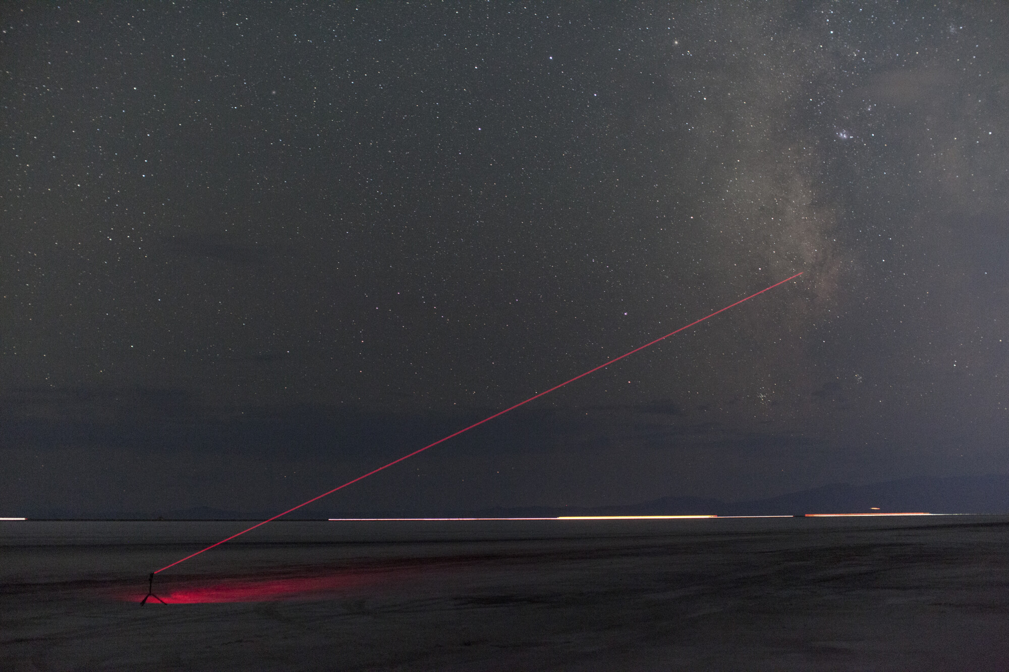 Sagittarius A*, 27 000 années-lumières, Désert de sel d’Utah, 2017.